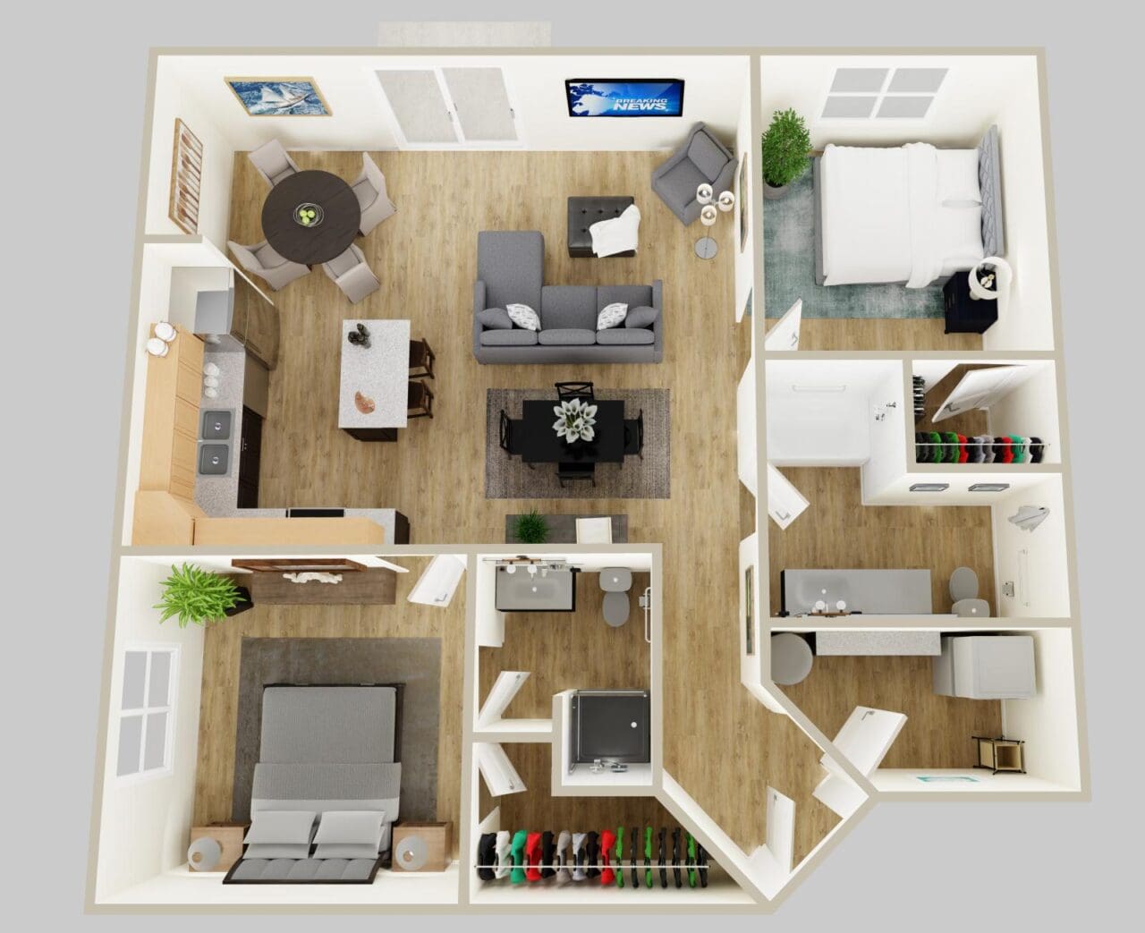 View of Luxury unique eco lodge - Houses for Rent in Kralendijk, Bonaire ...